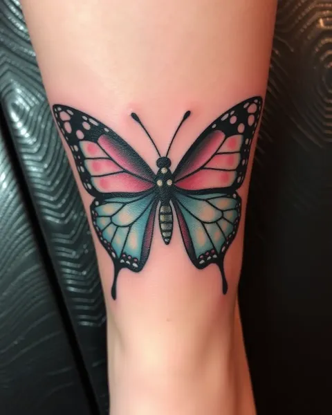 Galería de tatuajes de mariposa en el pie: pequeños pero impresionantes