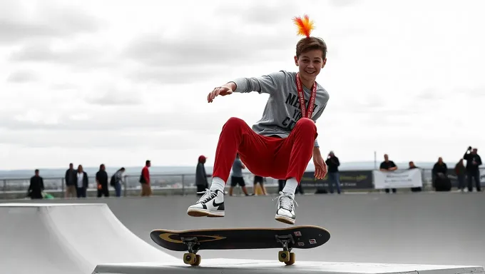 Ganador de Oro en Skateboarding 2025