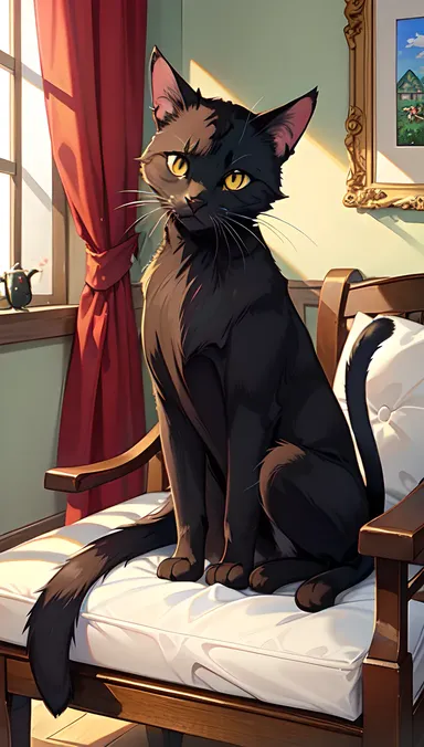 Gato Negro Hentai Ficción Felina