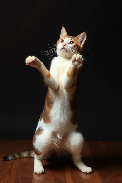 Gato en Cuatro Patas en Pose Erótica con una Niña