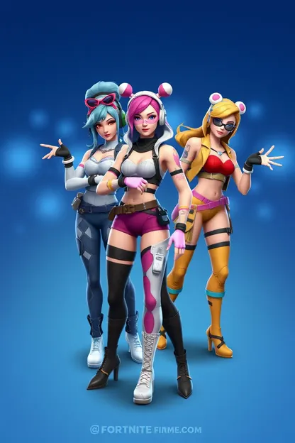 Gif de R34 de Todas las Pieles de Chicas de Fortnite Disponibles Ahora