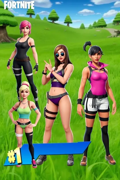 Gif de R34 de todas las skins de niñas de Fortnite lanzado públicamente