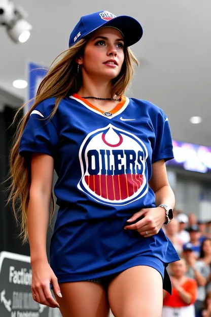 Gif de la Chica de los Oilers: Un Deseo de los Fanáticos