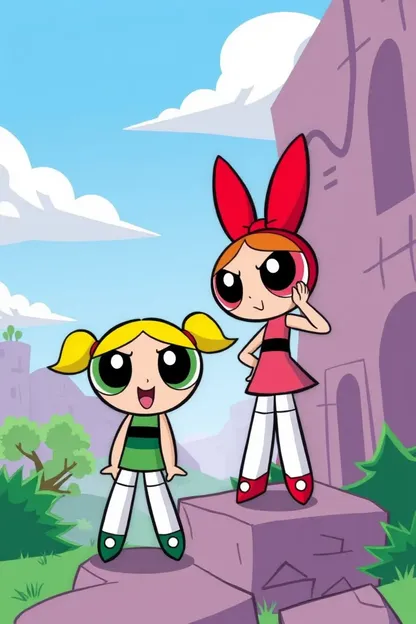 Gifs de la caricatura de las Powerpuff Girls de 1998