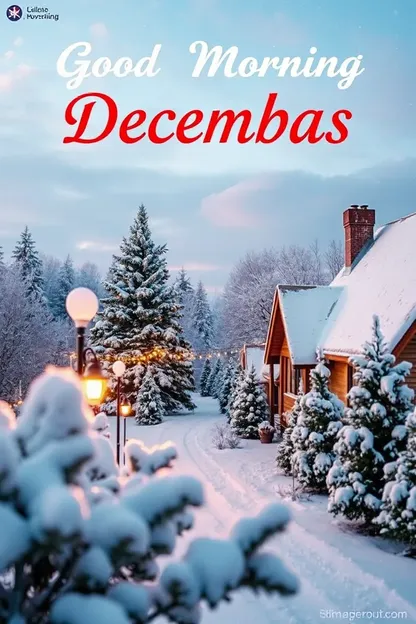 Good Morning December Images for a Beautiful Day - Buenos días de diciembre, imágenes para un día hermoso