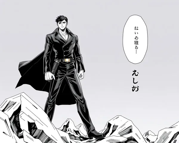 Gráficos PNG de manga P4 de Jotaro Kujo