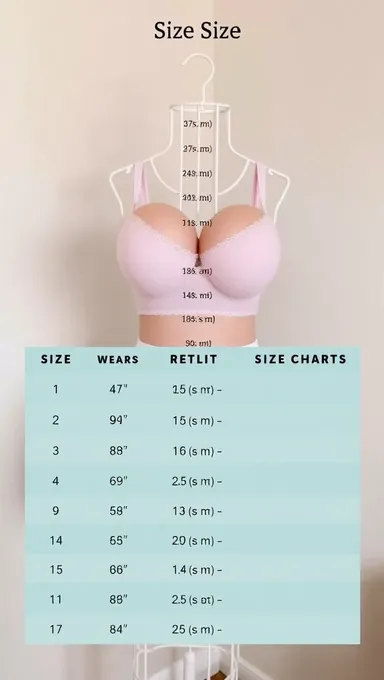 Gráficos de tamaño de tetas para medir el pecho perfecto