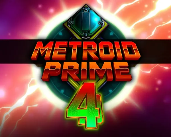 Gráficos de título de juego PNG de Metroid Prime 4