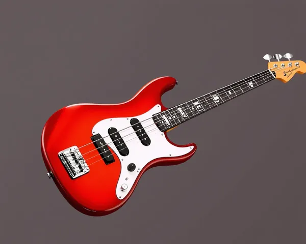 Guitarra de bajo en imagen PNG transparente gratuita