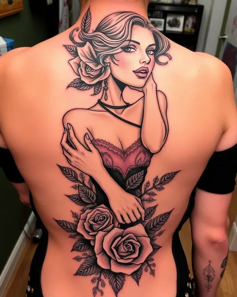 Guía de estilos de diseño de tatuaje de dama