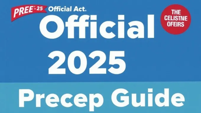 Guía de estudio oficial de ACT 2025-25 en formato de PDF