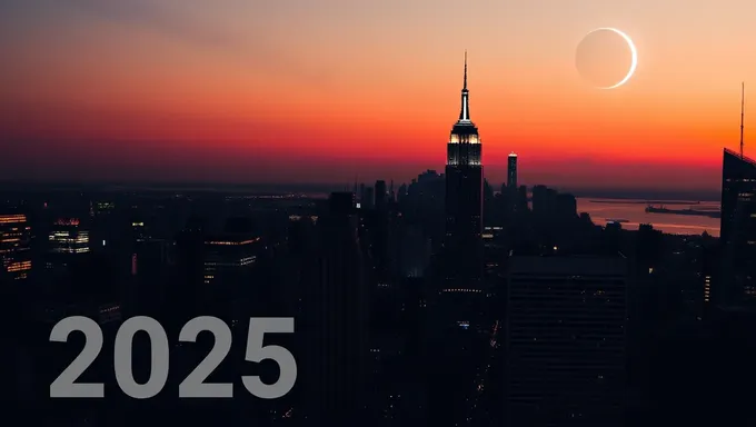 Guía del eclipse 2025 en Nueva York