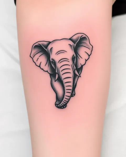 Guía para Principiantes: Tatuaje de Elefante Pequeño