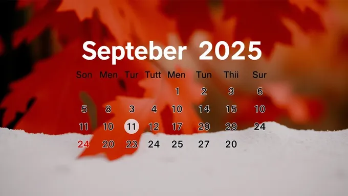 Guía para el éxito: Calendario de septiembre 2025