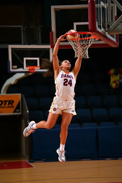 Habilidad de Dunking Increíble de una Niña