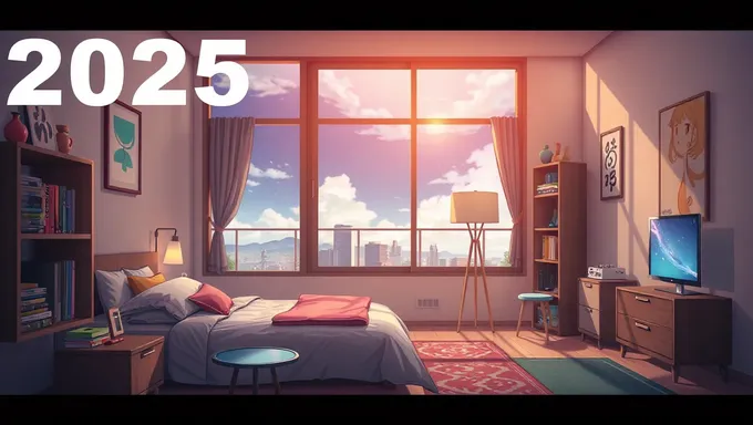 Habitación de anime disponible para el año próximo en 2025