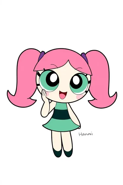 Hanni Pfp de la Chica Powerpuff con Menciones Múltiples