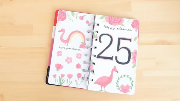 Happy Planner 2025 para individuos ocupados