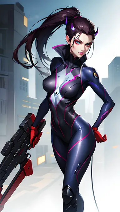 Hentai de Widowmaker: temas adultos y desnudez