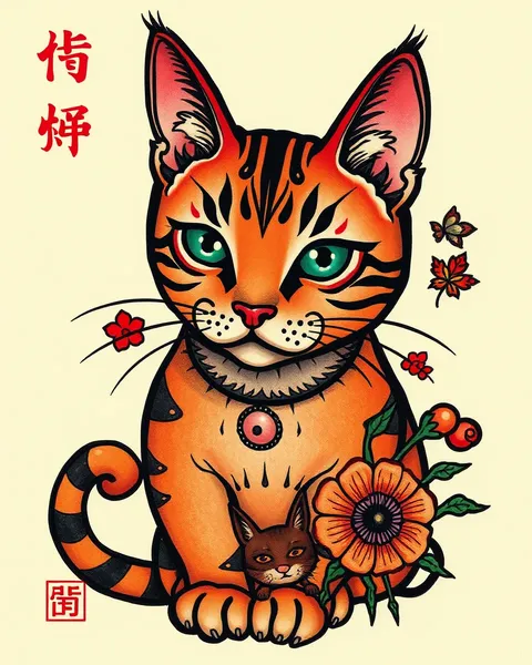 Historia y Significado Cultural del Tatuaje de Gato Tradicional