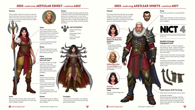 Hoja de personajes de Dnd 2025 para imprimir en PDF