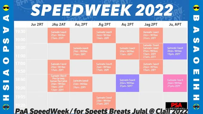 Horario de Pa Speedweek 2025 Publicado en el Sitio Web Oficial