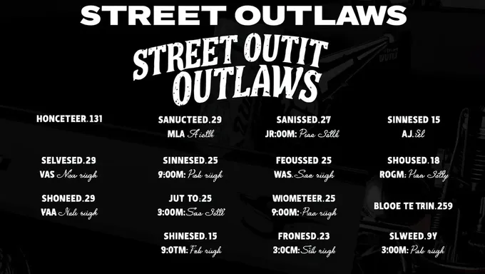 Horario de Televisión de Outlaws de la Calle 2025: Su Guía