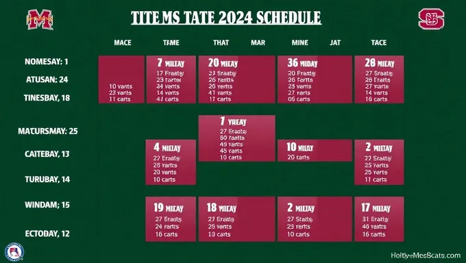 Horario de baseball de MS 2025 revelado