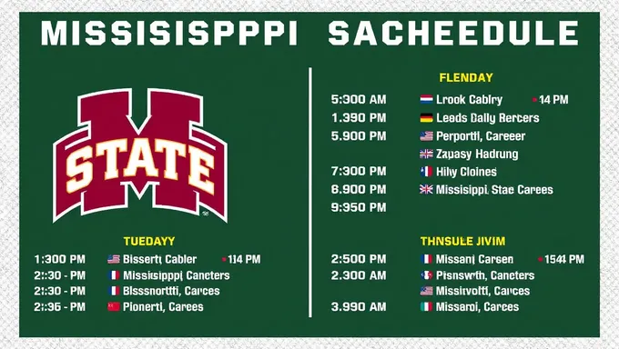 Horario de fútbol de Mississippi State para 2025 se publica