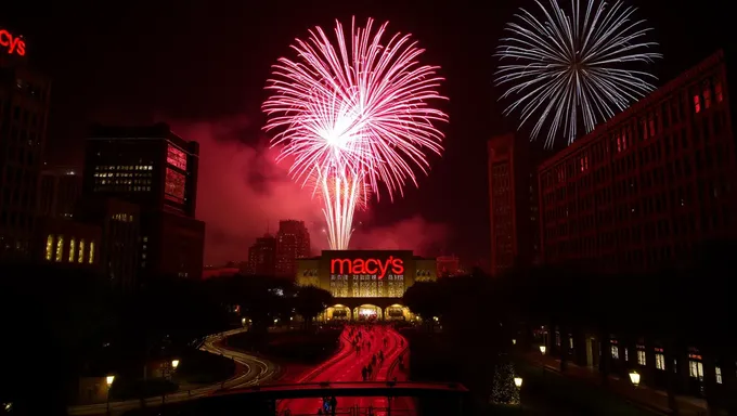 Horario de lanzamiento del calendario de fuegos artificiales de Macy's para 2025