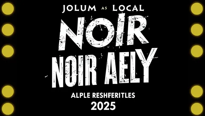 Horario de películas de Noir Alley 2025 desvelado