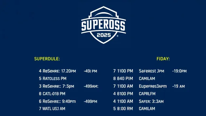 Horario de televisión de Supercross 2025: fechas y horarios