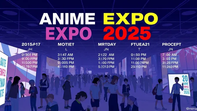 Horario del Expo de Anime 2025 destaca lanzamientos de anime futuros