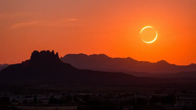 Horario del eclipse solar en Arizona 2025