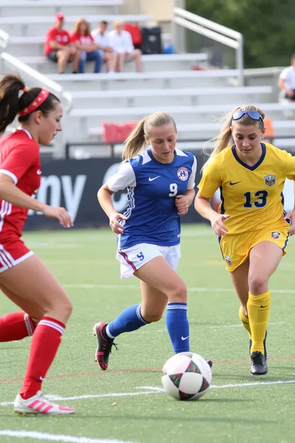 Horario del partido de fútbol femenino de la sección V