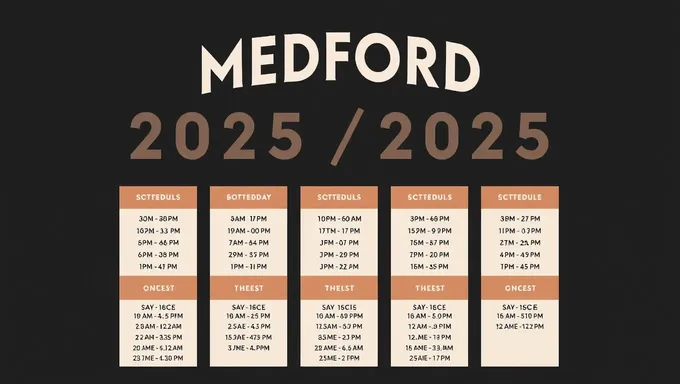 Horarios de Conciertos de Medford Wisconsin 2025-2025 en Venta