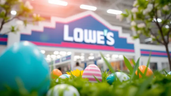 Horarios de apertura de tienda de Lowes en Pascua 2025