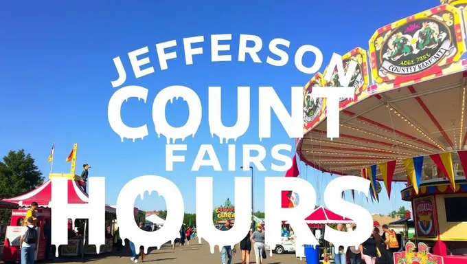 Horarios del Feria del Condado de Jefferson, WI, 2025