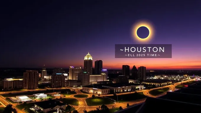 Horas y Horarios para el Eclipse de Houston en 2025: Explicado