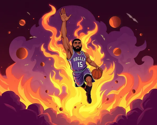 Icono animado de jugador de baloncesto Kyrie PNG