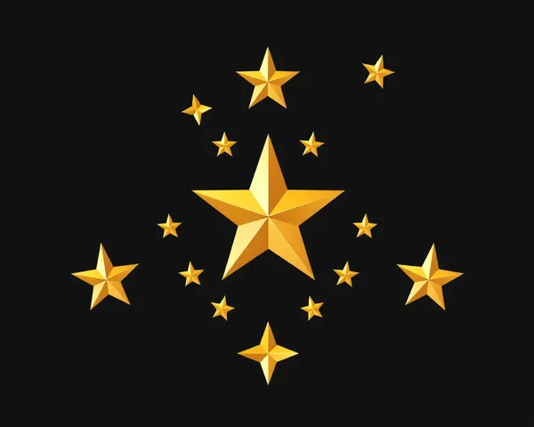 Icono de Estrella de Oro PNG Formato de Gráficos