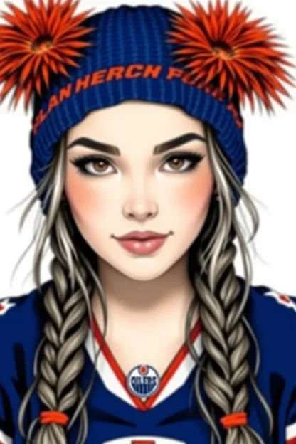 Icono de Fandom de la Niña Gif de los Oilers