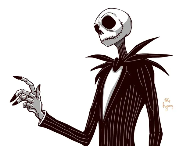 Icono de Halloween Jack Skellington PNG