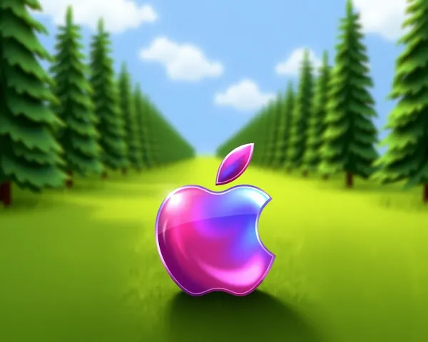 Icono de ID de manzana 3D PNG descargable