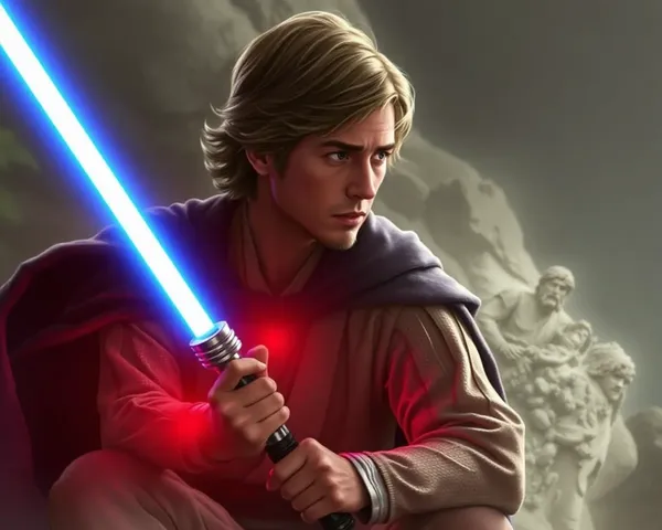 Icono de Luke Skywalker del Último Jedi en formato PNG