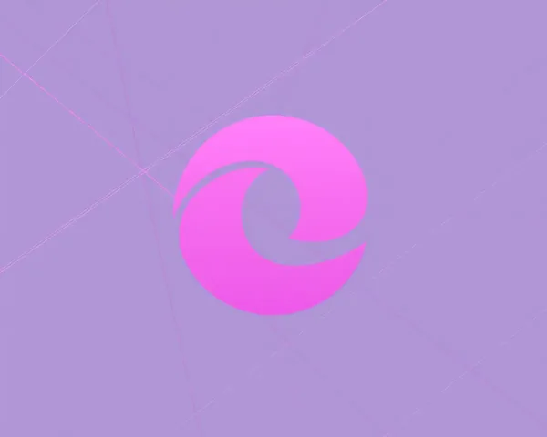 Icono de Microsoft Edge en Formato PNG Rosa