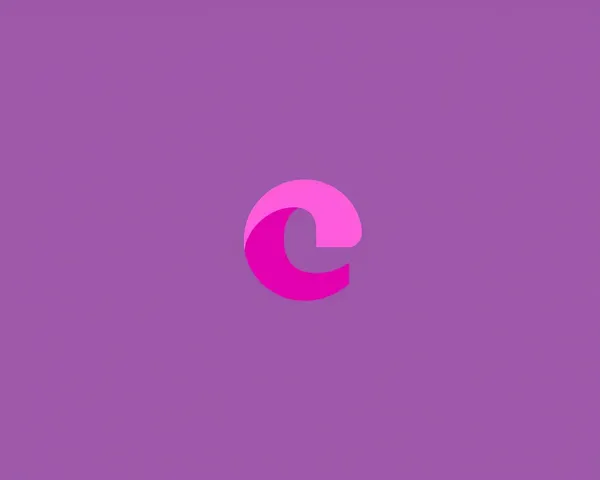 Icono de Microsoft Edge rosa en formato PNG encontrado