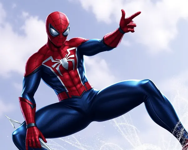 Icono de Spiderman para branding en formato PNG