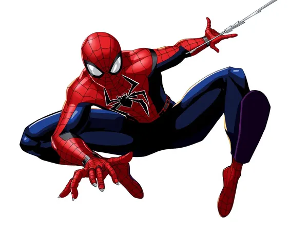 Icono de Spiderman para diseño de logo en formato PNG