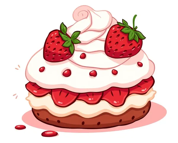 Icono de Strawberry Shortcake para gráficos de computadora en formato PNG